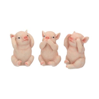 Picture of Three Wise Pigs 9.5cm