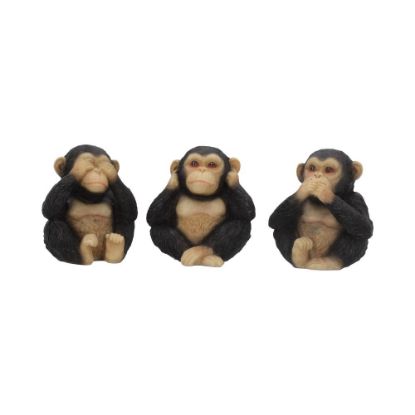 Picture of Three Wise Chimps 8cm