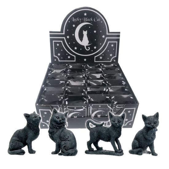 Picture of Lucky Black Cats 9cm (Display of 24)