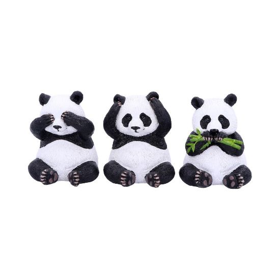 Picture of Three Wise Pandas 8.5cm