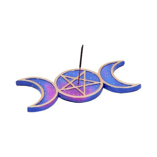 Picture of Triple Moon Incense Burner (Set of 4) 21.5cm