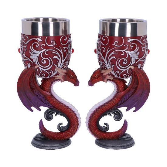 Picture of Dragons Devotion Goblets 18.5cm (Set of 2)