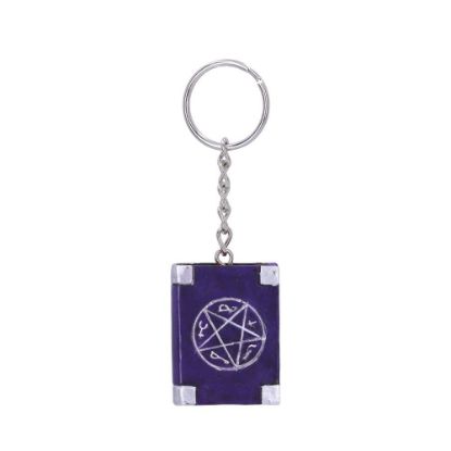 Picture of Book of Spells Keyring 4.5cm (Pack of 12)