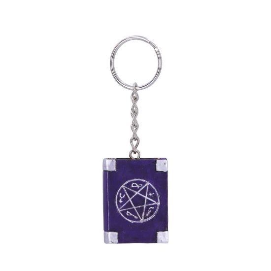 Picture of Book of Spells Keyring 4.5cm (Pack of 12)