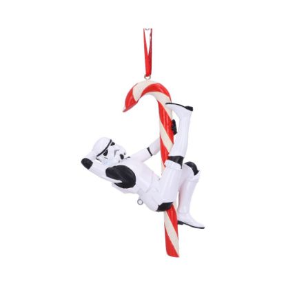 Picture of Stormtrooper Candy Cane Hanging Ornament 12cm