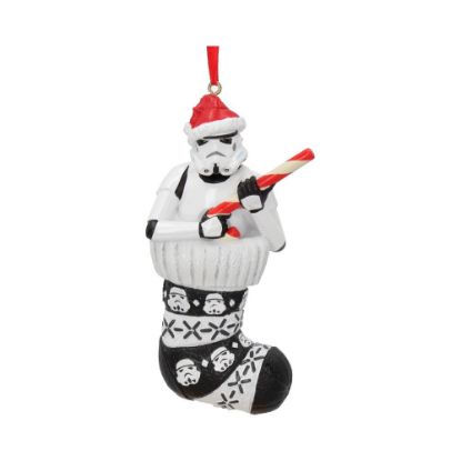 Picture of Stormtrooper in Stocking Hanging Ornament 11.5cm