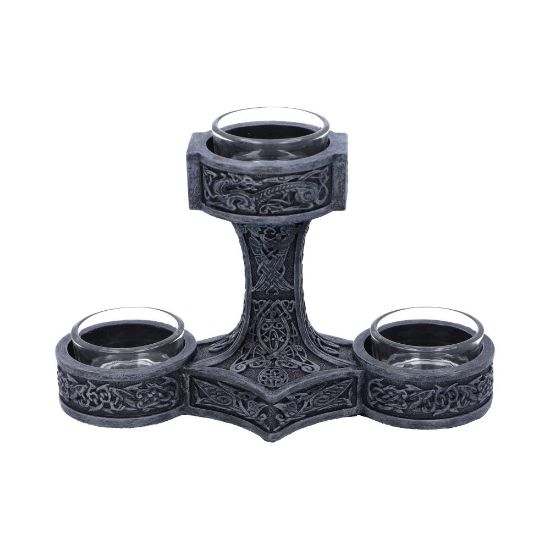 Picture of Thor's Hammer Tea Light Holder 18.5cm