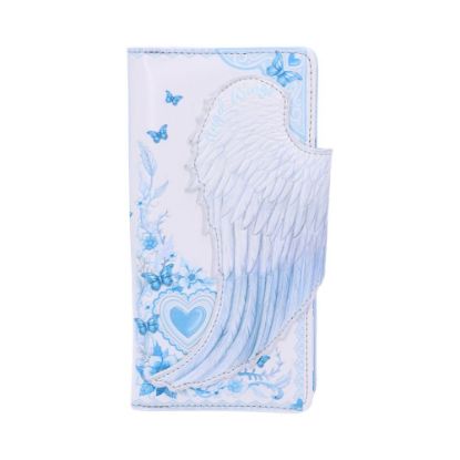 Picture of White Angel Wings Embossed Purse 18.5cm