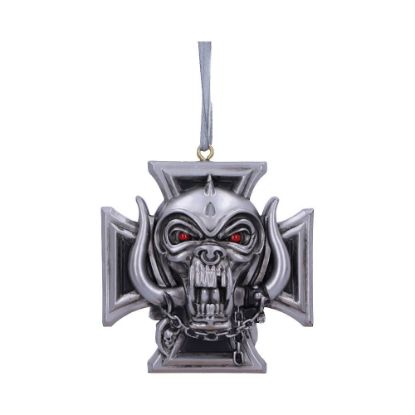 Picture of Motorhead Warpig Cross Hanging Ornament 6cm