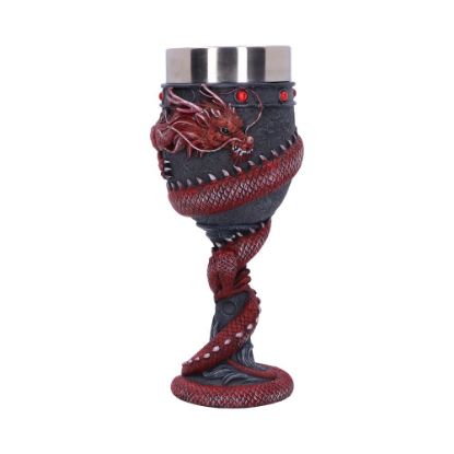 Picture of Dragon Coil Goblet Red 20cm