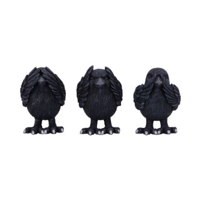 Picture of Three Wise Ravens 8.7cm