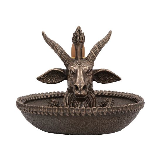 Picture of Baphomet's Wealth Backflow Incense Burner 13cm