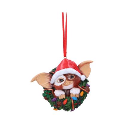 Picture of Gremlins Gizmo in Wreath Hanging Ornament 10cm