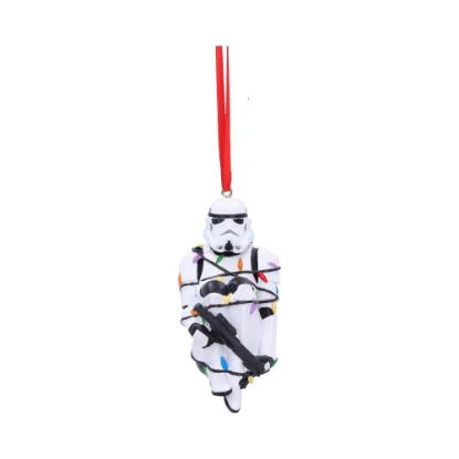 Picture of Stormtrooper In Fairy Lights Hanging Ornament 9cm