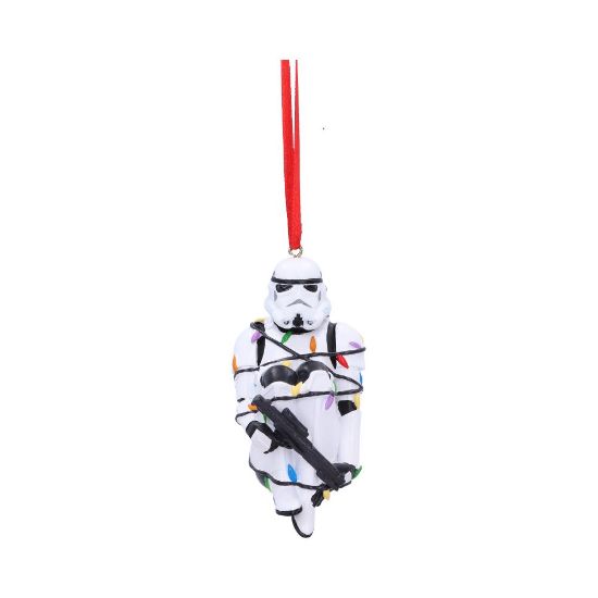 Picture of Stormtrooper In Fairy Lights Hanging Ornament 9cm