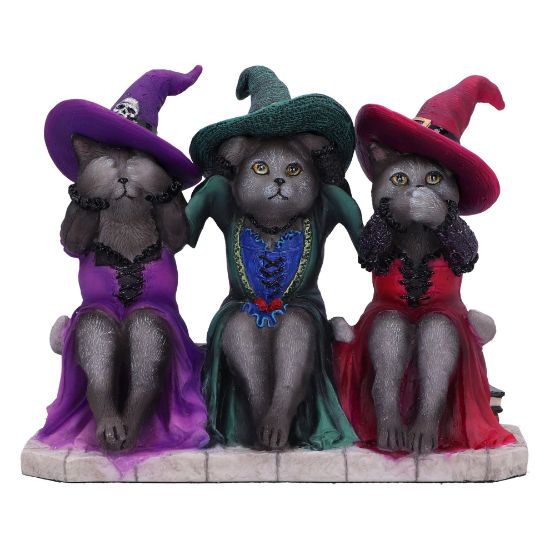 Picture of Three Wise Witchy Kittys 15.3cm