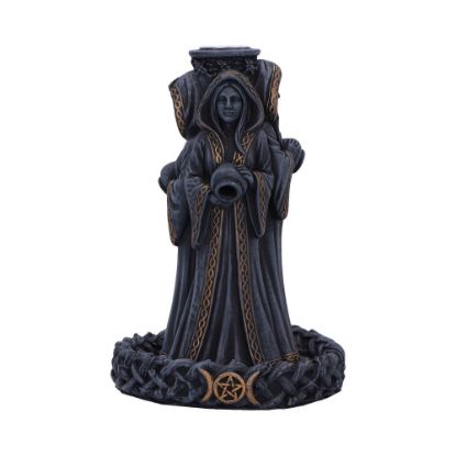 Picture of Triple Moon Goddess Backflow Incense Burner 15.5cm