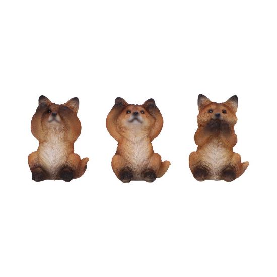 Picture of Three Wise Foxes 8.5cm