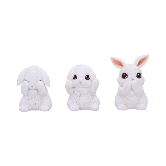 Picture of Three Wise Bunnies 9cm