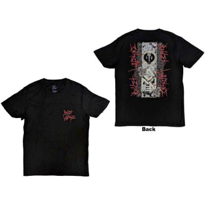 Picture of Bullet For My Valentine Unisex T-Shirt: Floral Omen Back Print