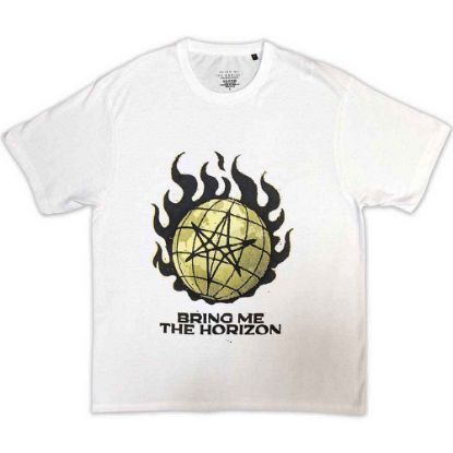Picture of Bring Me The Horizon Unisex T-Shirt: Globe Yellow