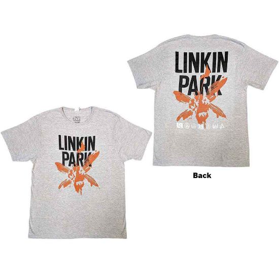 Picture of Linkin Park Unisex T-Shirt: Soldier Icons Back Print