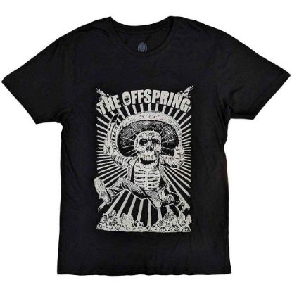 Picture of The Offspring Unisex T-Shirt: Jumping Skeleton
