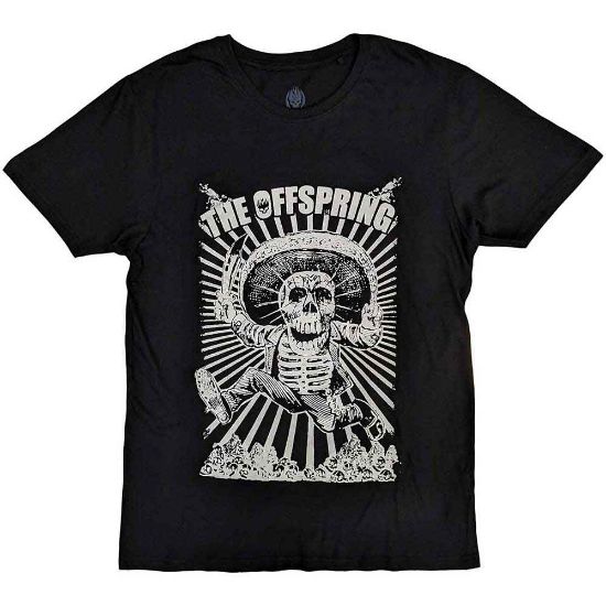 Picture of The Offspring Unisex T-Shirt: Jumping Skeleton