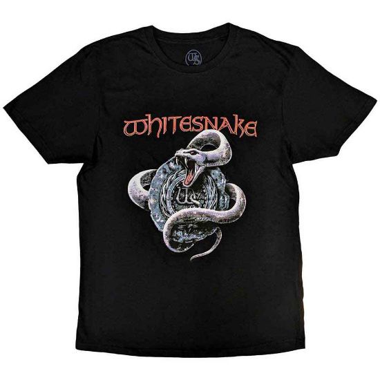 Picture of Whitesnake Unisex T-Shirt: Silver Snake