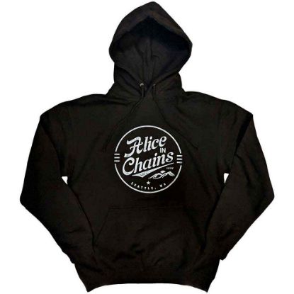 Picture of Alice In Chains Unisex Pullover Hoodie: Circle Emblem