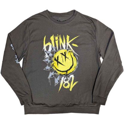 Picture of Blink-182 Unisex Sweatshirt: Big Smile (Sleeve Print) (Medium)