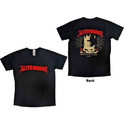 Picture of Alter Bridge Unisex T-Shirt: Addicted To Pain Back Print 