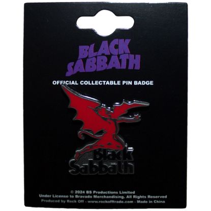 Picture of Black Sabbath Pin Badge: Logo & Daemon