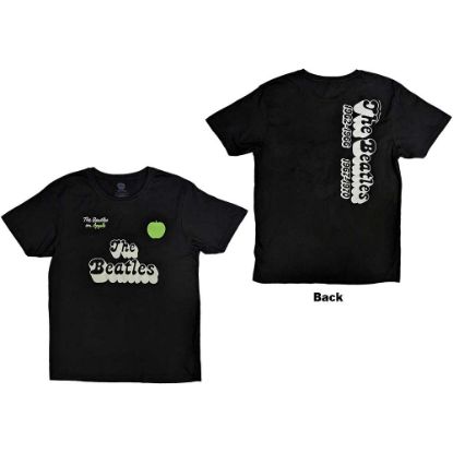 Picture of The Beatles Unisex T-Shirt: 70s Logo & Years Back Print