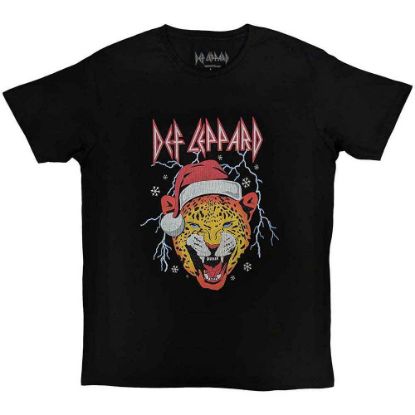 Picture of Def Leppard Unisex T-Shirt: Holiday Leppard