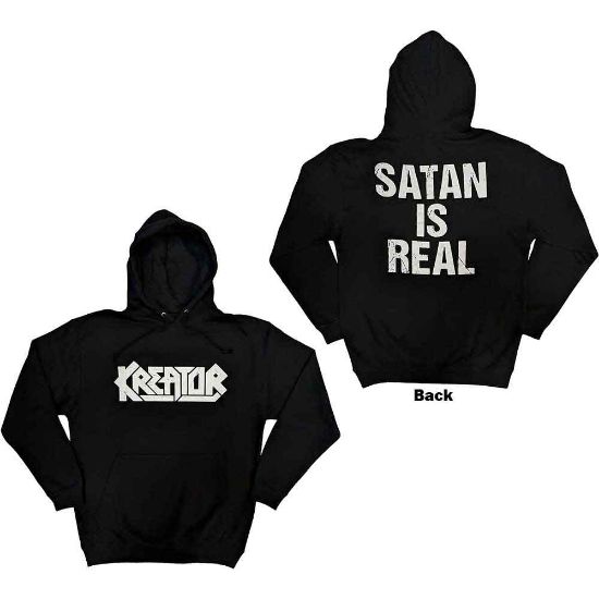 Picture of Kreator Unisex Pullover Hoodie: Satan Is Real Back Print