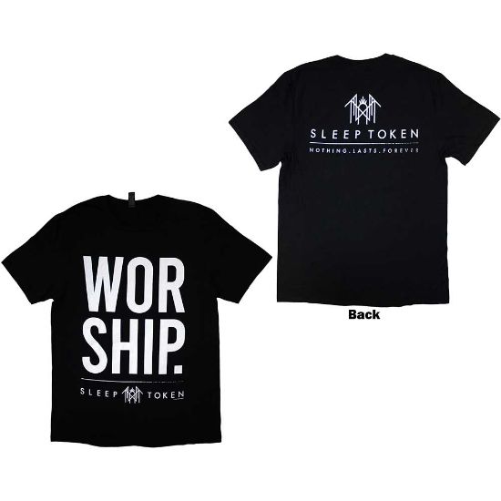 Picture of Sleep Token Unisex T-Shirt: Worship Back Print