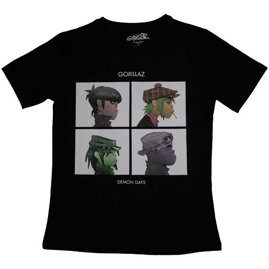Picture of Gorillaz Ladies T-Shirt: Demon Days