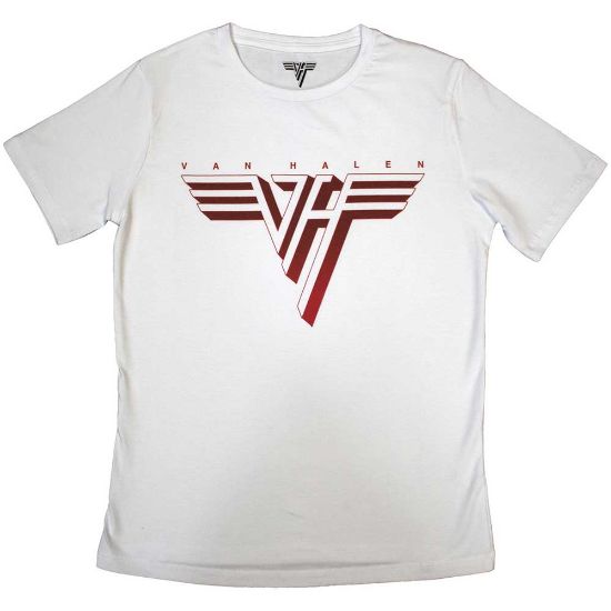 Picture of Van Halen Ladies T-Shirt: Classic Red Logo