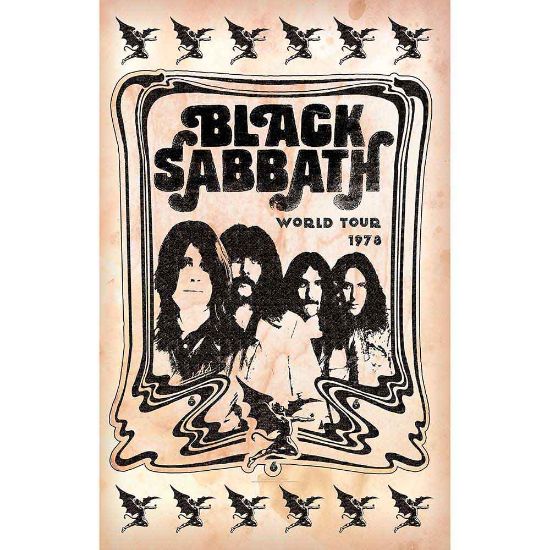 Picture of Black Sabbath Textile Poster: World Tour 1978