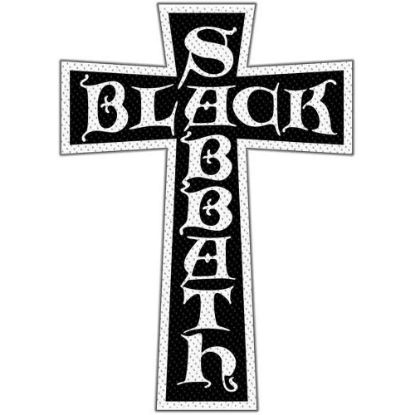 Picture of Black Sabbath Woven Patch: Cross Logo Cut Out (Retail Pack) (Standard)