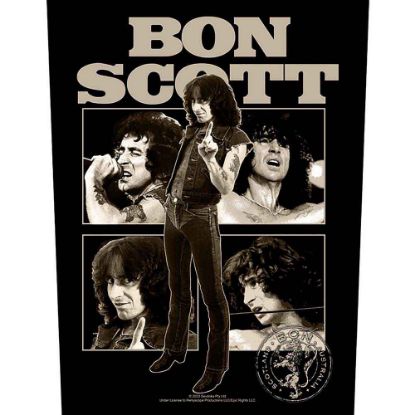 Picture of Bon Scott Back Patch: Collage