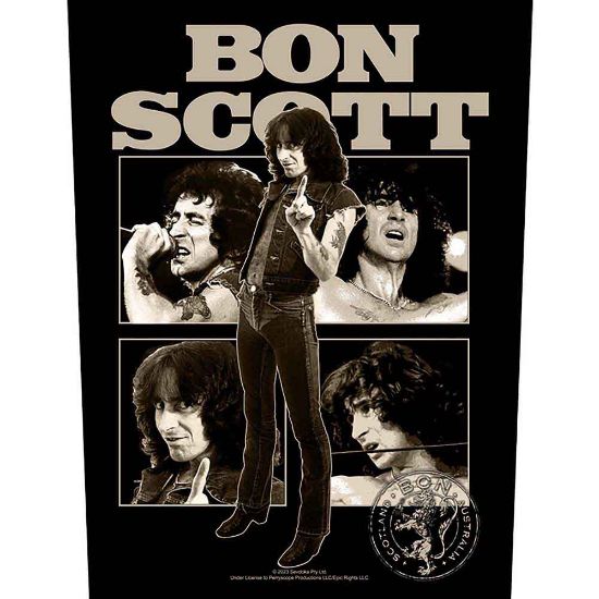 Picture of Bon Scott Back Patch: Collage