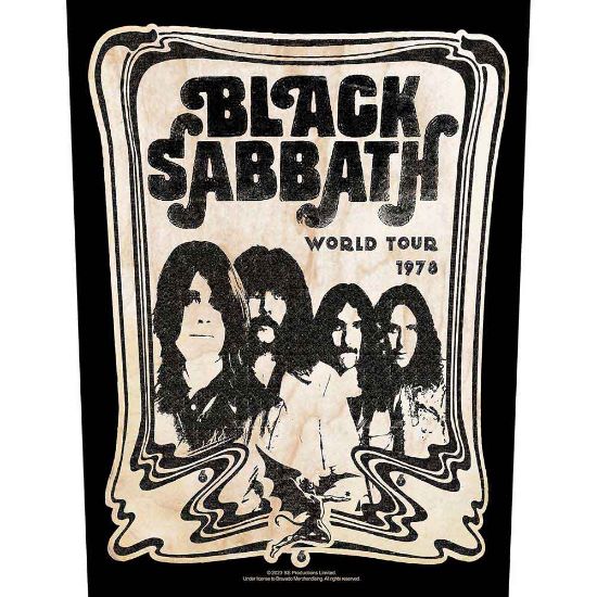 Picture of Black Sabbath Back Patch: World Tour 1978