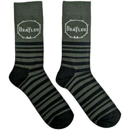 Picture of The Beatles Unisex Ankle Socks: Drum & Stripes (UK Size 6 - 11)