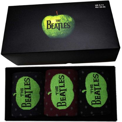 Picture of The Beatles Unisex Ankle Socks Set: Apple & Spots (UK Size 6 - 11)