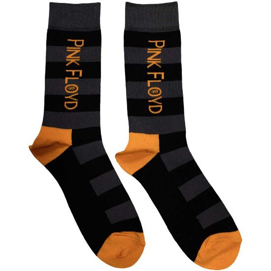 Picture of Pink Floyd Unisex Ankle Socks: Orange Logo (UK Size 6 - 11)