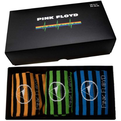 Picture of Pink Floyd Unisex Ankle Socks Set: Mono Prism (UK Size 6 - 11)