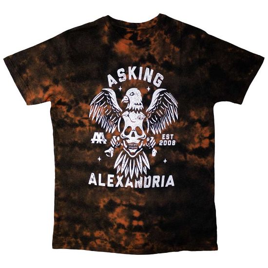 Picture of Asking Alexandria Unisex T-Shirt: Eagle Skull Wash Collection