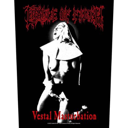 Picture of Cradle Of Filth Back Patch: Vestal Masturbation